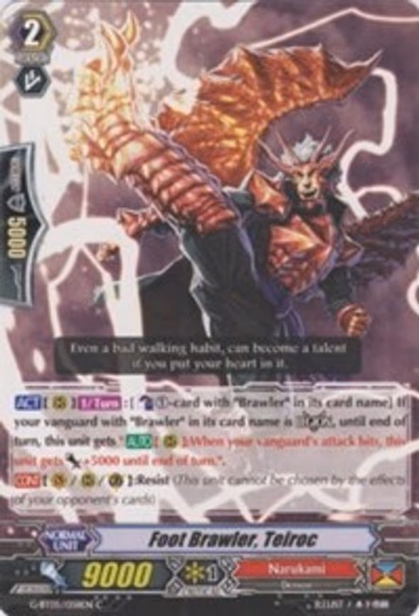 Foot Brawler, Teiroc - C (G-BT05/058EN)