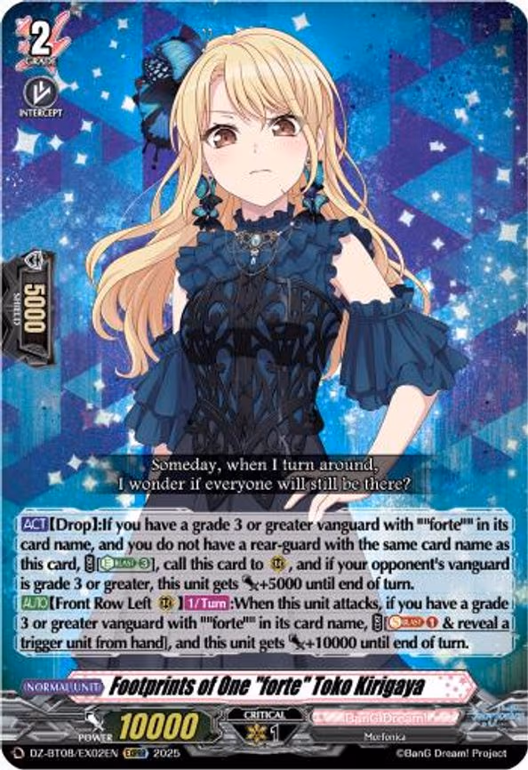 Footprints of One "forte" Toko Kirigaya - EXRRR (DZ-BT08/EX02EN)