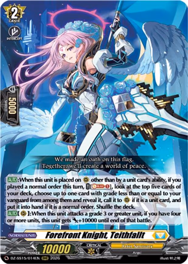 Forefront Knight, Teithfallt - RRR (DZ-SS15/014EN)