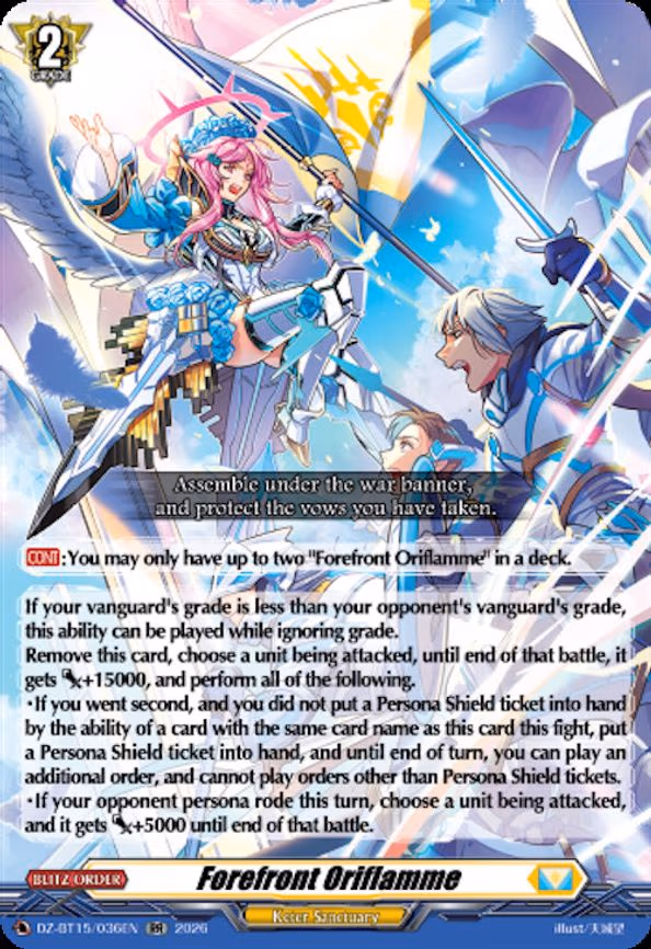 Forefront Oriflamme - RR (DZ-BT15/036EN)