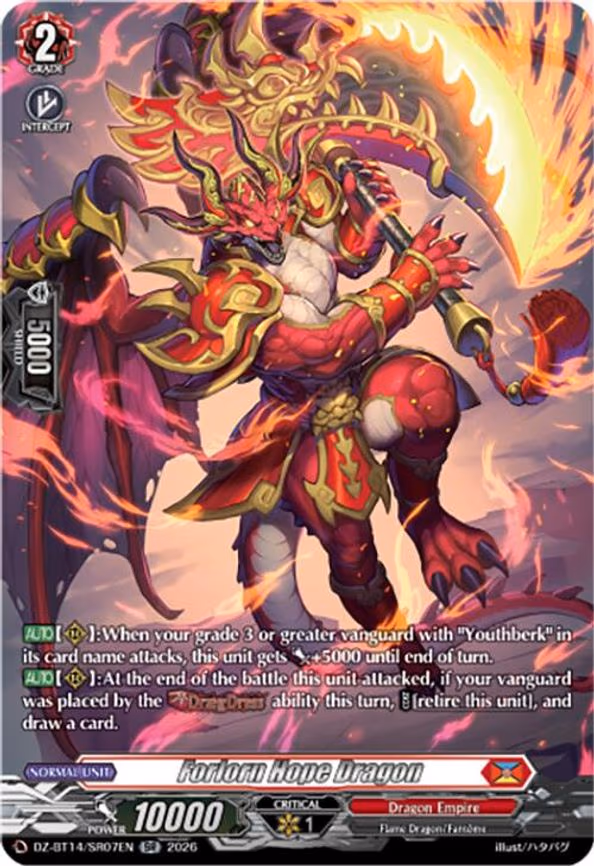 Forlorn Hope Dragon - SR (DZ-BT14/SR07EN)