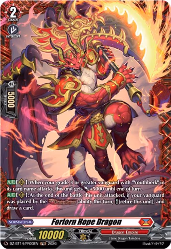 Forlorn Hope Dragon - Frame Rare (DZ-BT14/FR03EN)