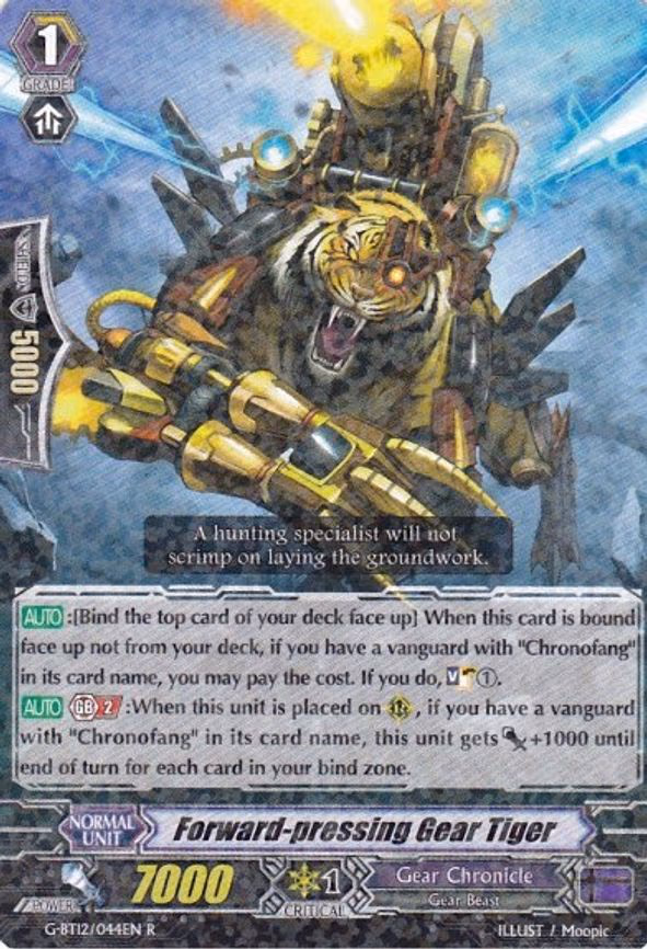 Forward-pressing Gear Tiger - R (G-BT12/044EN)