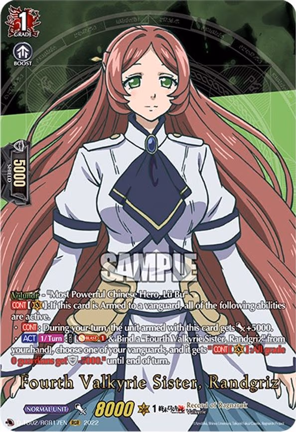 Fourth Valkyrie Sister, Randgriz - RGR (D-TB02/RGR17EN)