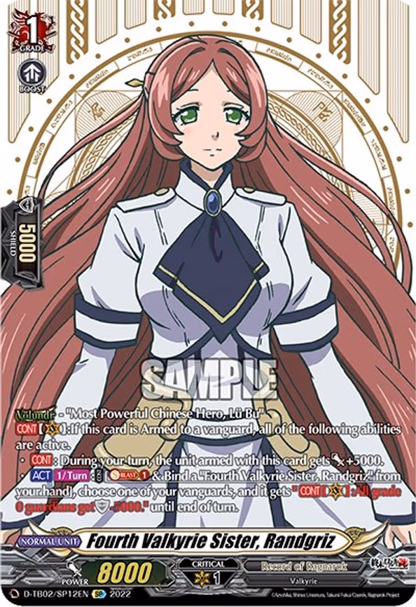 Fourth Valkyrie Sister, Randgriz - SP (D-TB02/SP12EN)