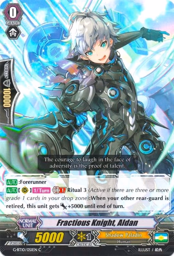 Fractious Knight, Aldan - C (G-BT10/051EN)