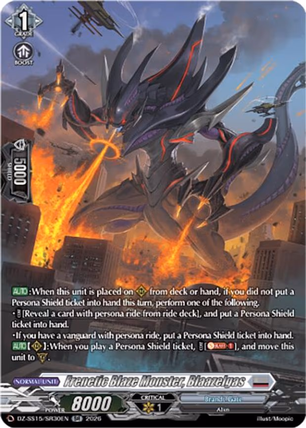 Frenetic Blaze Monster, Blaazelgas - SR (DZ-SS15/SR30EN)