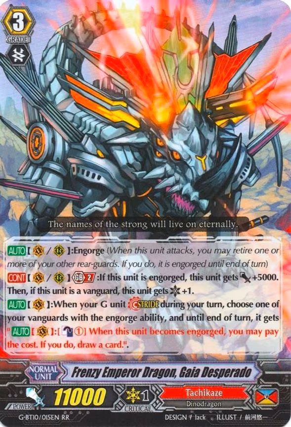 Frenzy Emperor Dragon, Gaia Desperado - RR (G-BT10/015EN)
