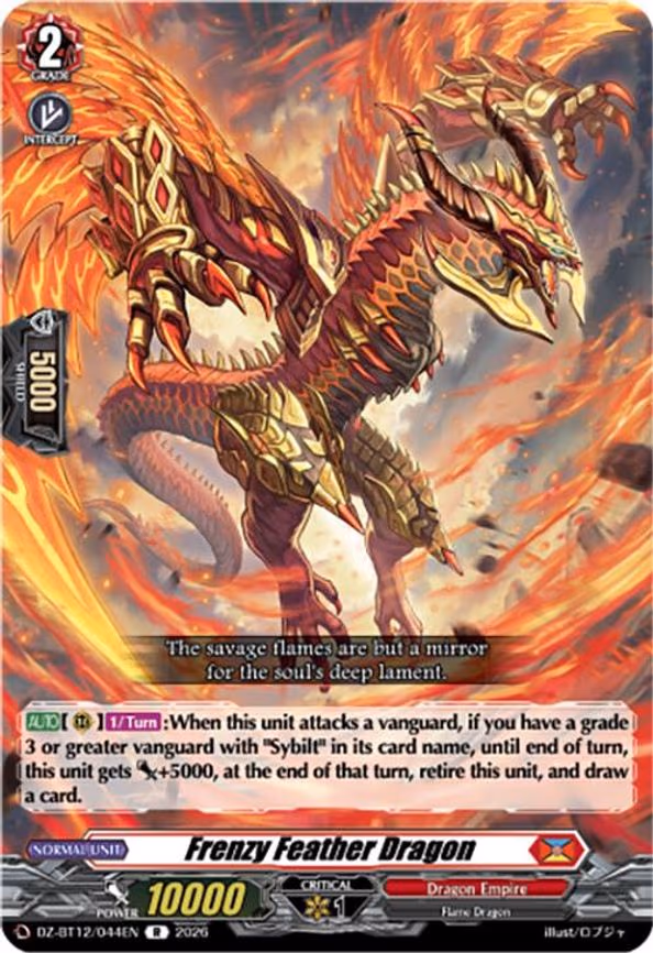 Frenzy Feather Dragon - R (DZ-BT12/044EN)
