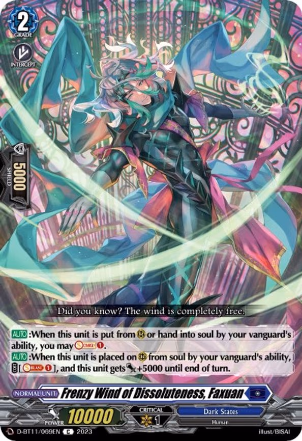 Frenzy Wind of Dissoluteness, Faxuan - C (D-BT11/069EN)
