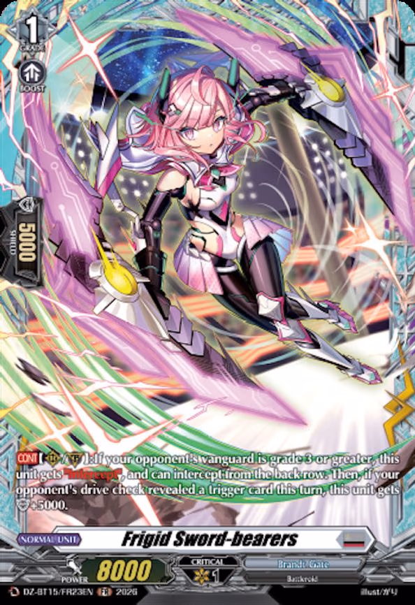 Frigid Sword-bearers - Frame Rare (DZ-BT15/FR23EN)