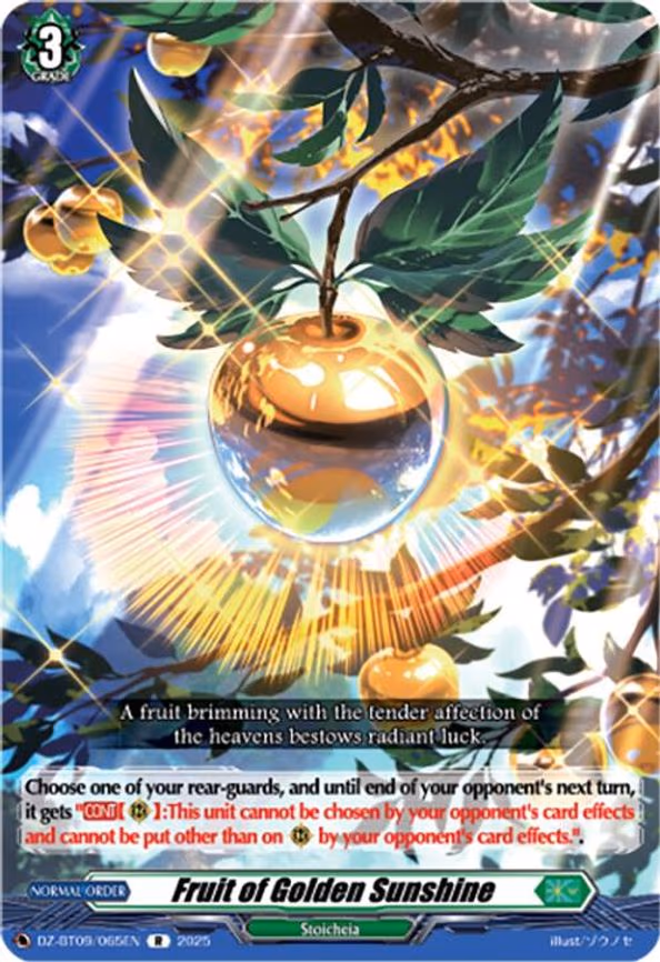 Fruit of Golden Sunshine - R (DZ-BT09/065EN)