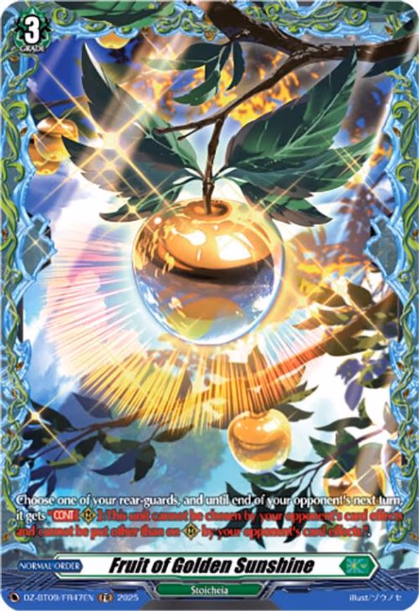 Fruit of Golden Sunshine - Frame Rare (DZ-BT09/FR47EN)