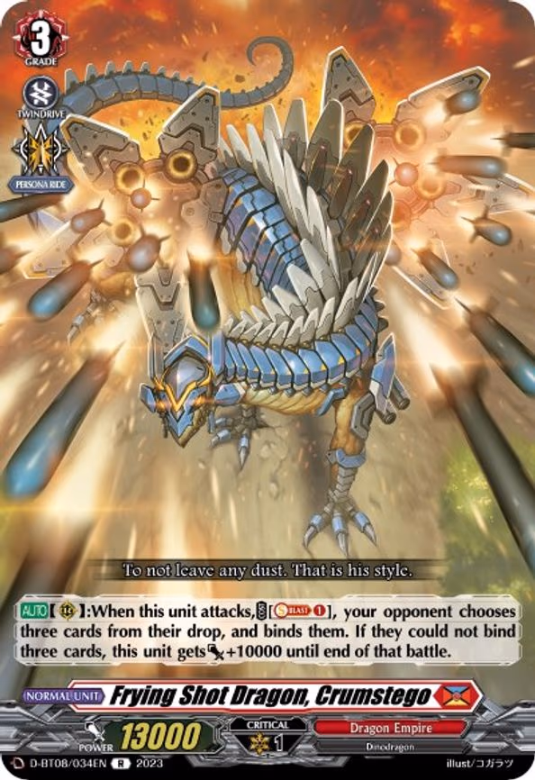 Frying Shot Dragon, Crumstego