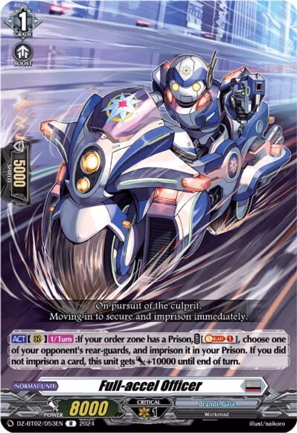 Full-accel Officer - R (DZ-BT02/053EN)
