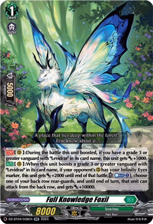 Full Knowledge Foxil - RR (DZ-BT04/038EN)