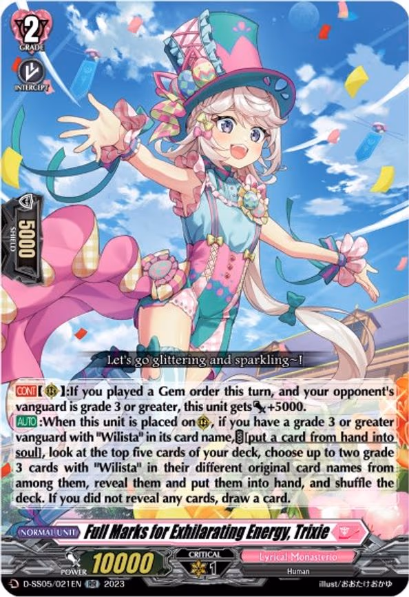 Full Marks for Exhilarating Energy, Trixie - RR (D-SS05/021EN)