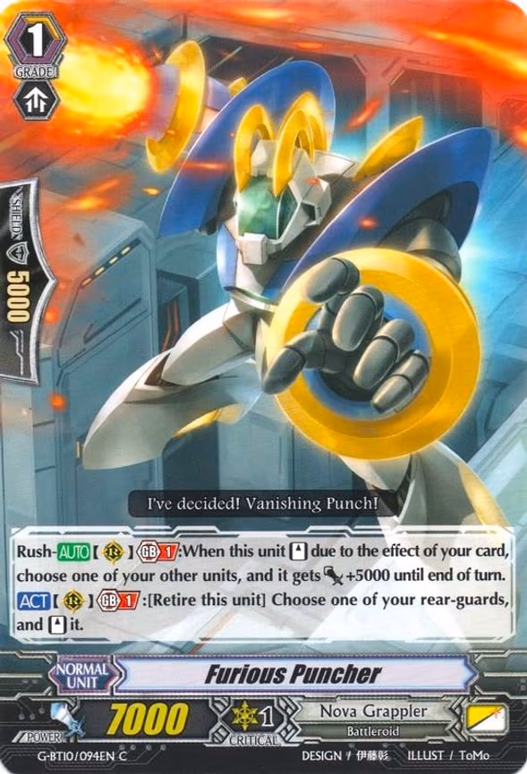 Furious Puncher - C (G-BT10/094EN)