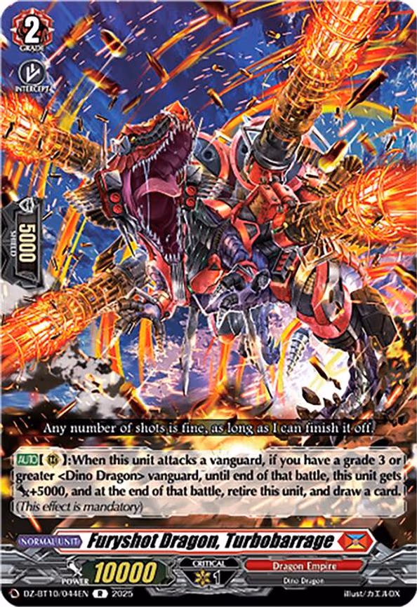 Furyshot Dragon, Turbobarrage - R (DZ-BT10/044EN)
