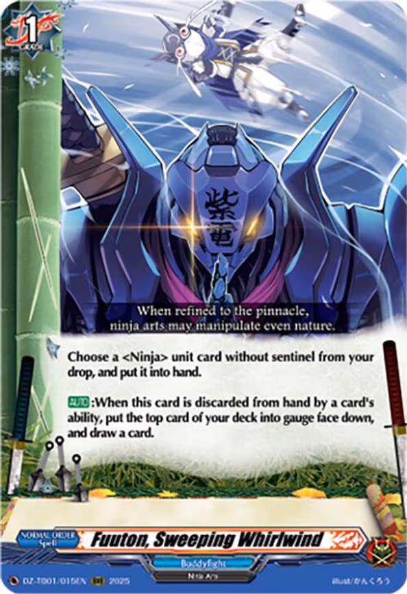 Fuuton, Sweeping Whirlwind - RRR (DZ-TB01/015EN)