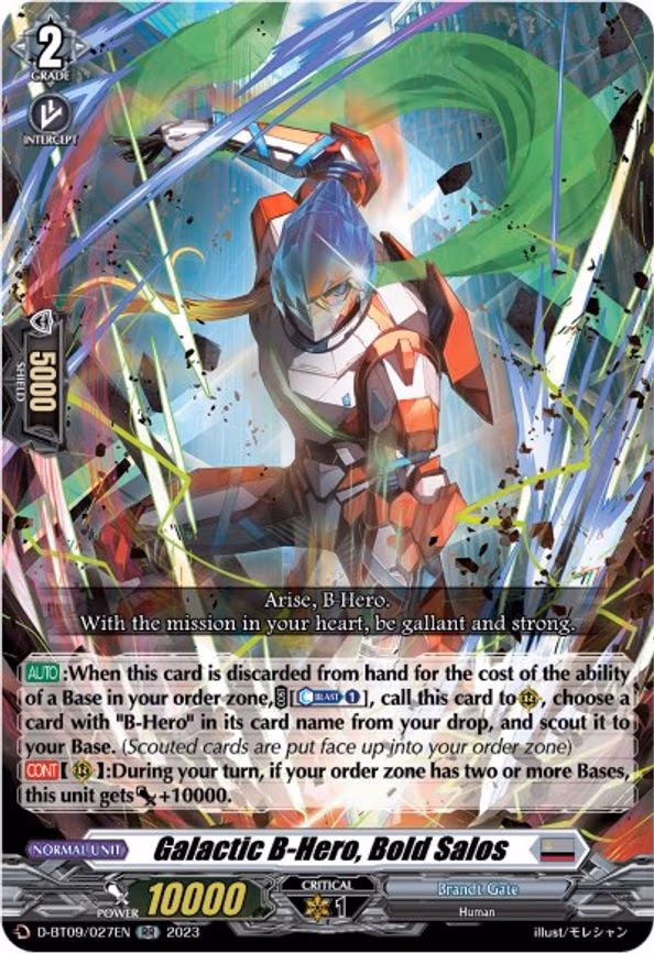 Galactic B-Hero, Bold Salos - RR (D-BT09/027EN)