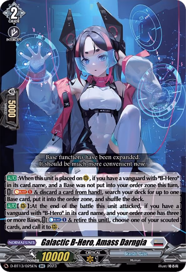 Galactic B-Hero, Amass Darngia - RR (D-BT13/025EN)