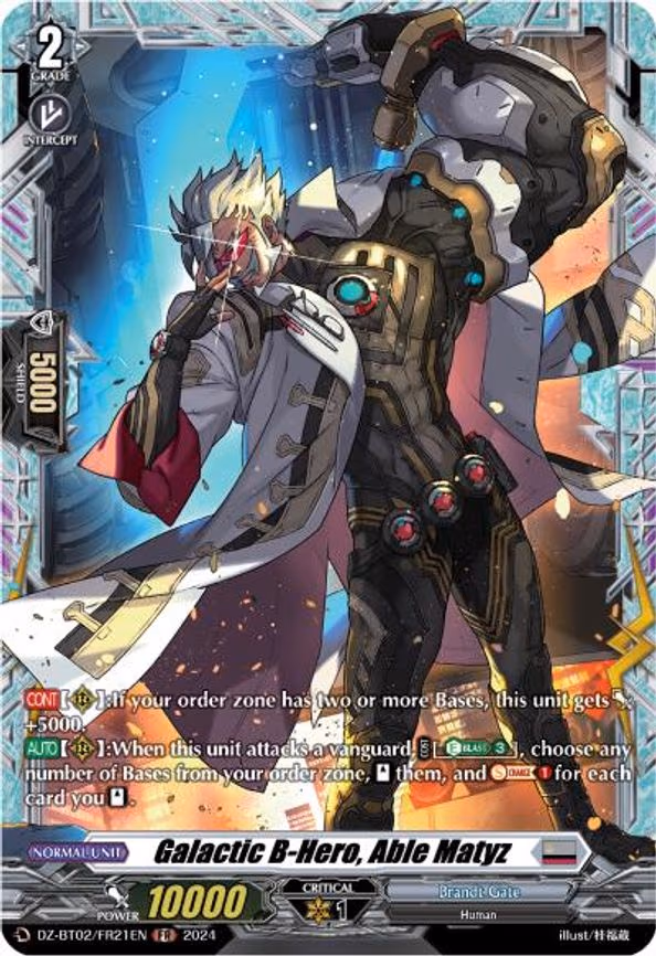 Galactic B-Hero, Able Matyz - FR (DZ-BT02/FR21EN)