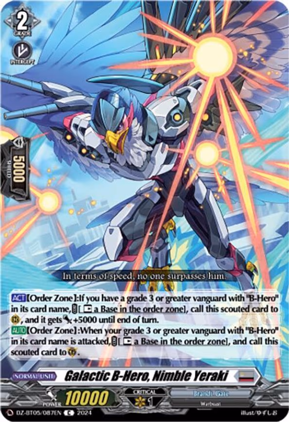 Galactic B-Hero, Nimble Yeraki - C (DZ-BT05/087EN)