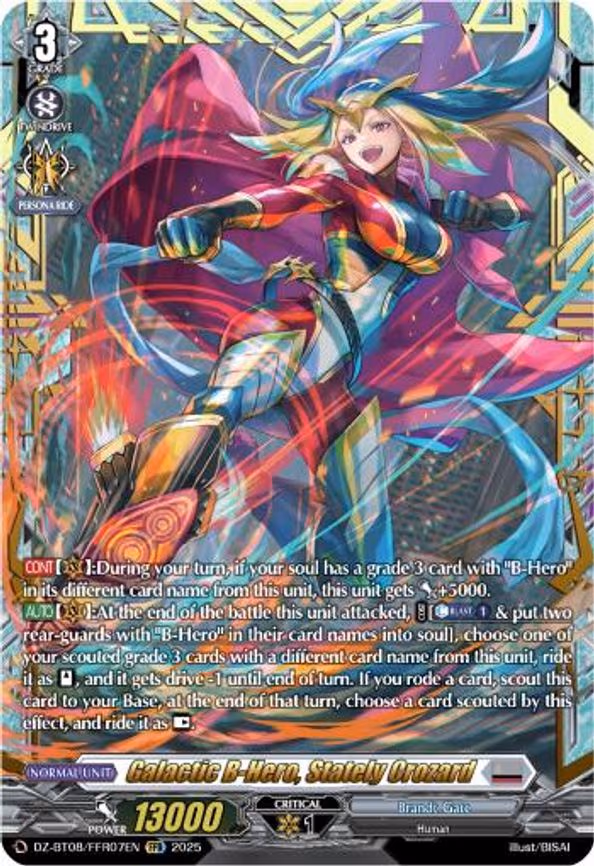 Galactic B-Hero, Stately Crozard - FFR (DZ-BT08/FFR07EN)