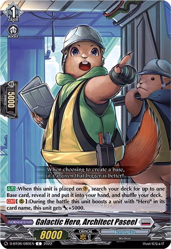 Galactic Hero, Architect Paseel - C (D-BT06/080EN)