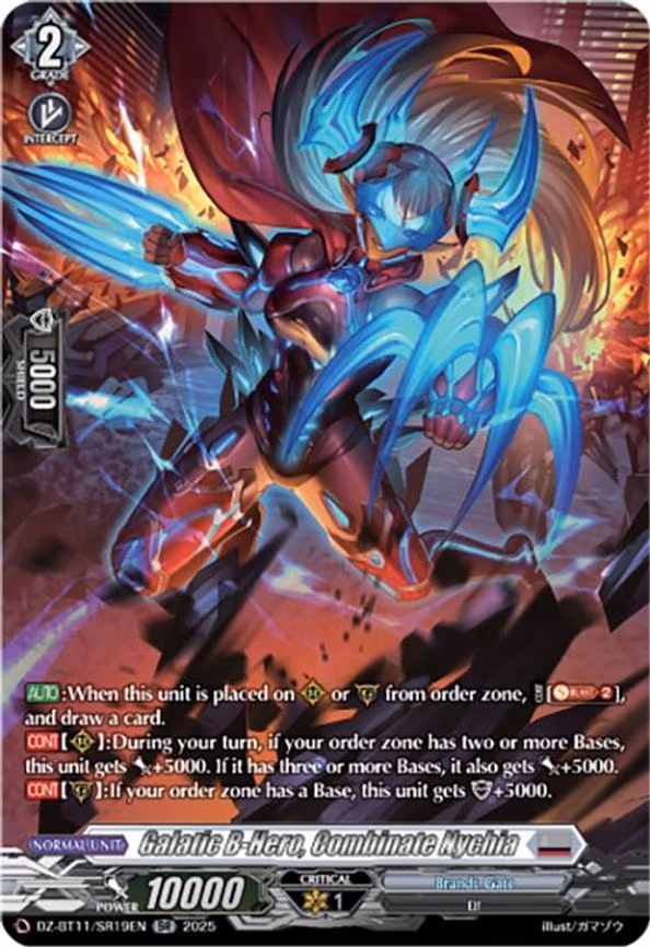 Galatic B-Hero, Combinate Nychia - SR (DZ-BT11/SR19EN)