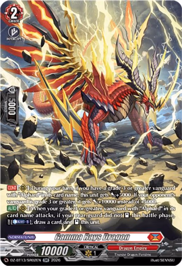 Gamma Rays Dragon - SR (DZ-BT13/SR02EN)