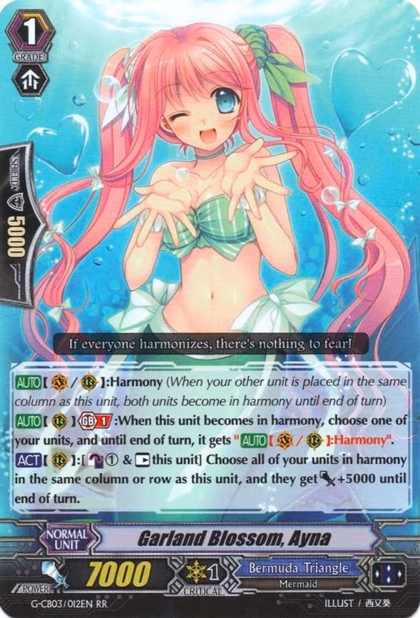 Garland Blossom, Ayna