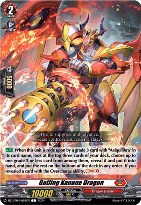 Gatling Kanone Dragon - C (DZ-BT04/068EN)