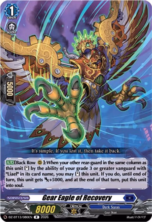Gear Eagle of Recovery - R (DZ-BT13/080EN)