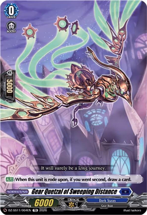 Gear Quetzal of Sweeping Distance