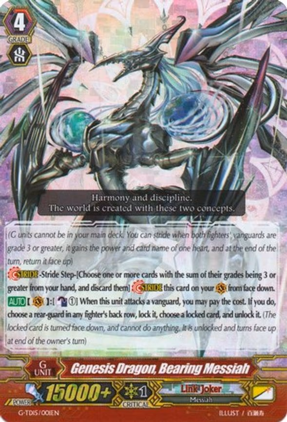 Genesis Dragon, Bearing Messiah