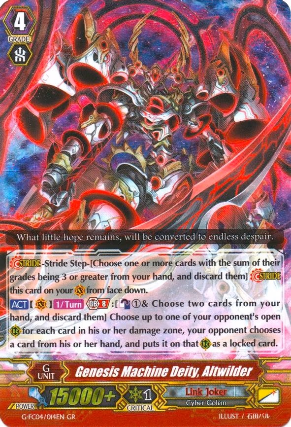 Genesis Machine Deity, Altwilder - GR (G-FC04/014EN)
