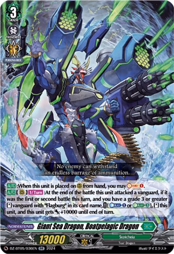 Giant Sea Dragon, Boatpelagic Dragon - RR (DZ-BT05/036EN)