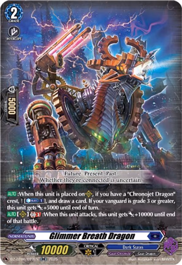Glimmer Breath Dragon - RR (DZ-BT06/027EN)