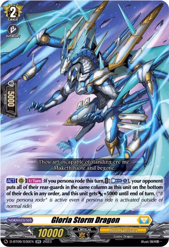 Gloria Storm Dragon - RR (D-BT09/030EN)