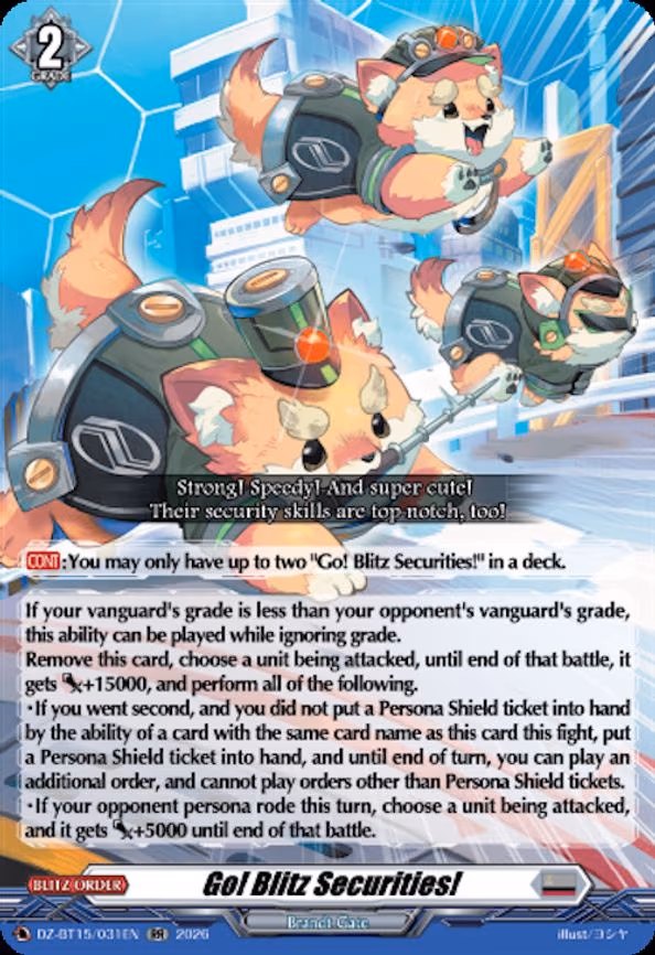 Go! Blitz Securities! - RR (DZ-BT15/031EN)