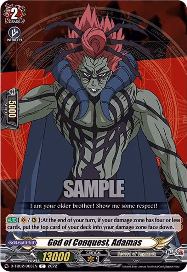 God of Conquest, Adamas - C (D-TB02/068EN)