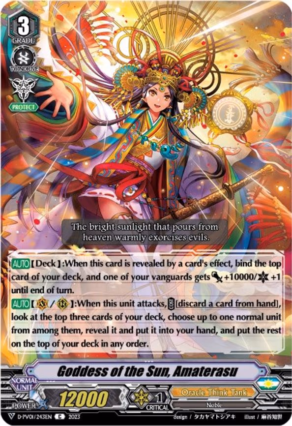 Goddess of the Sun, Amaterasu - C (D-PV01/243EN)