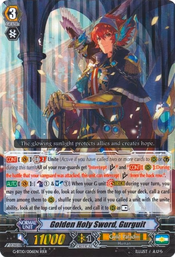 Golden Holy Sword, Gurguit - RRR (G-BT10/006EN)