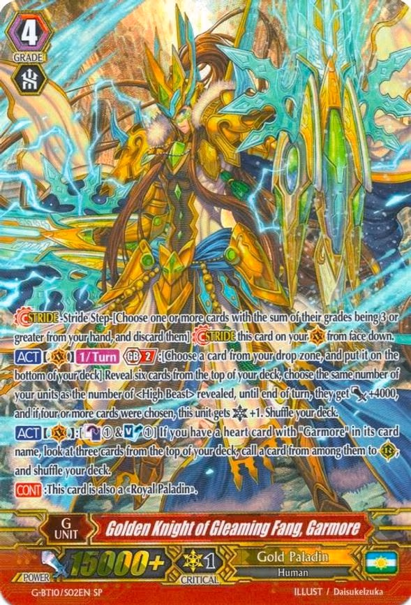 Golden Knight of Gleaming Fang, Garmore - SP (G-BT10/S02EN)