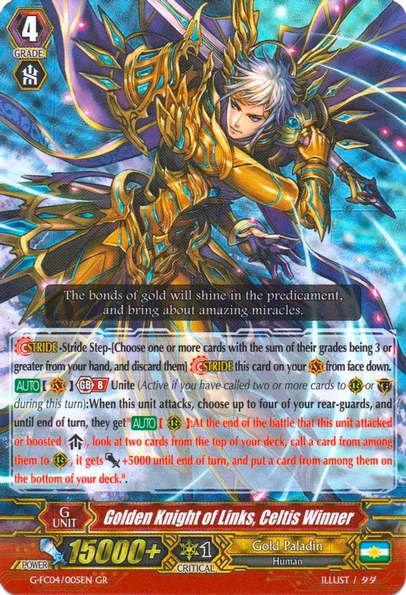 Golden Knight of Links, Celtis Winner - GR (G-FC04/005EN)