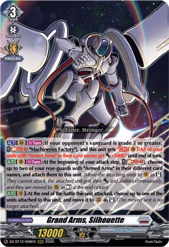 Grand Arms, Silhouette - RRR (DZ-BT12/008EN)