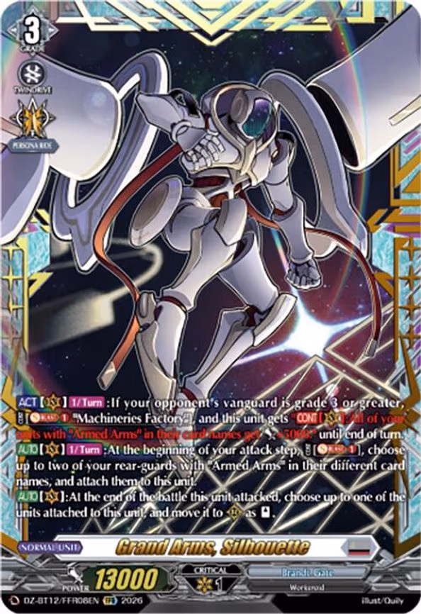 Grand Arms, Silhouette - Double Frame Rare (DZ-BT12/FFR08EN)
