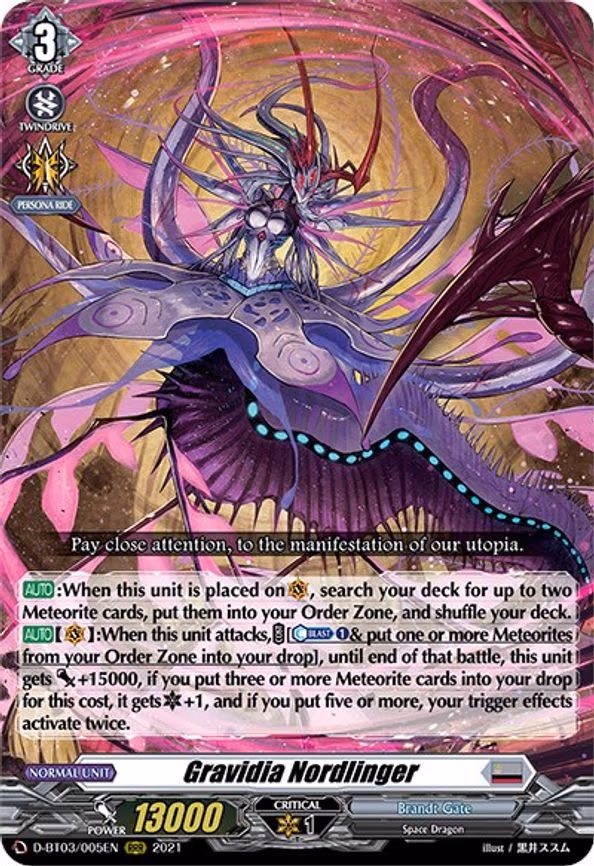 Gravidia Nordlinger - RRR (D-BT03/005EN)